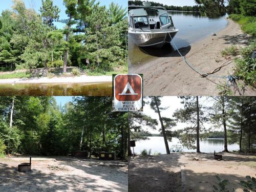 Wolf Pack Island Central Campsite Photos